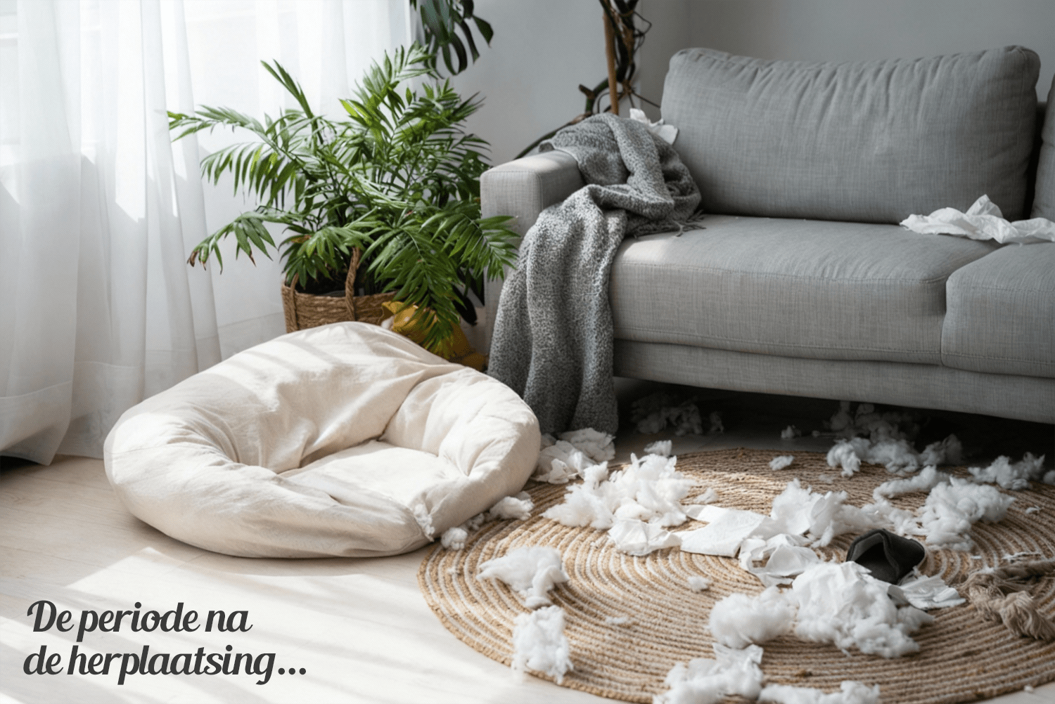 Na de herplaatsing van je huisdier